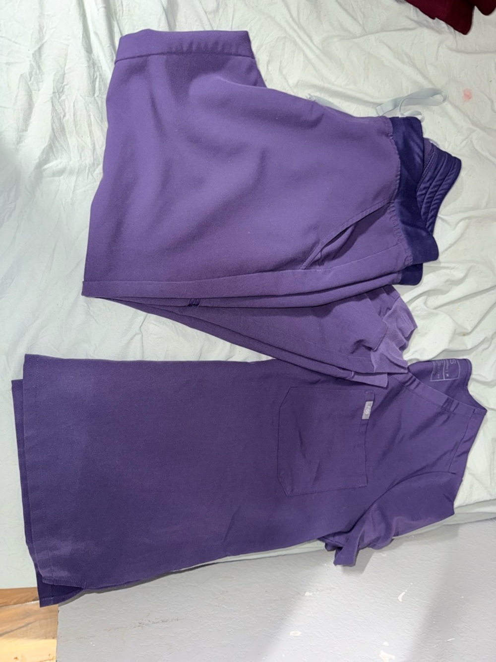 Figs Women's Scrub Set in Purple